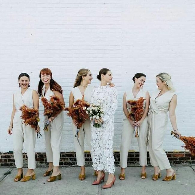 Damas de honor en pantalón 11