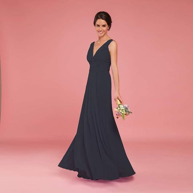 Vestidos en invierno para damas de honor ⛄❄️ 5
