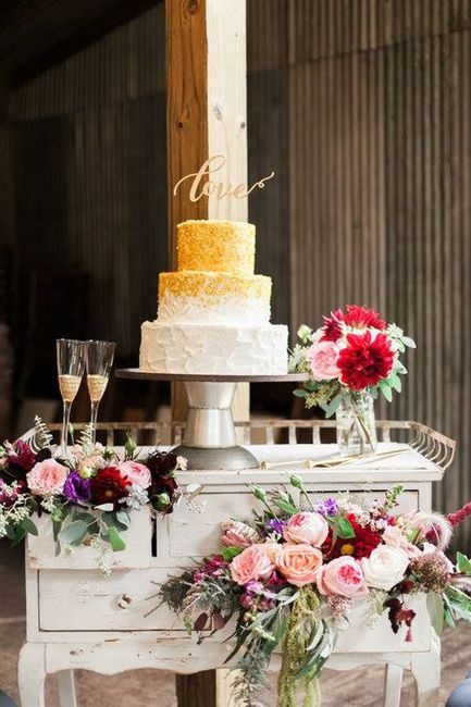 Decoración para boda vintage al aire libre 7