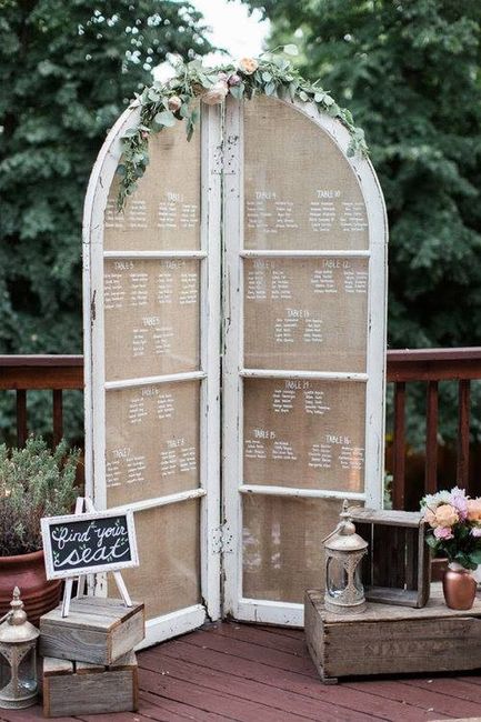 Decoración para boda vintage al aire libre 14