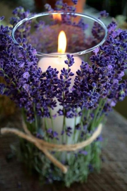 Boda en primavera en color lavanda & amarillo 17