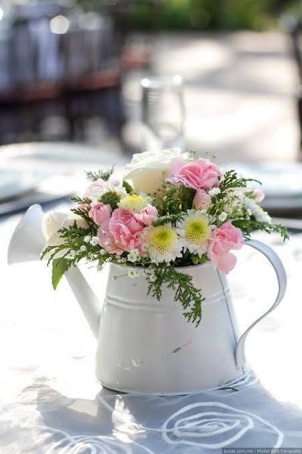 Lindas ideas en centros de mesa 11