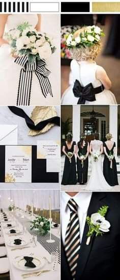 Integra el color negro a tu boda 1