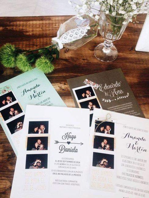 Invitaciones con fotografía 4