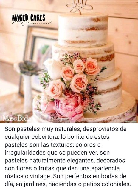 Elige el pastel adecuado a tu boda 🍰 4