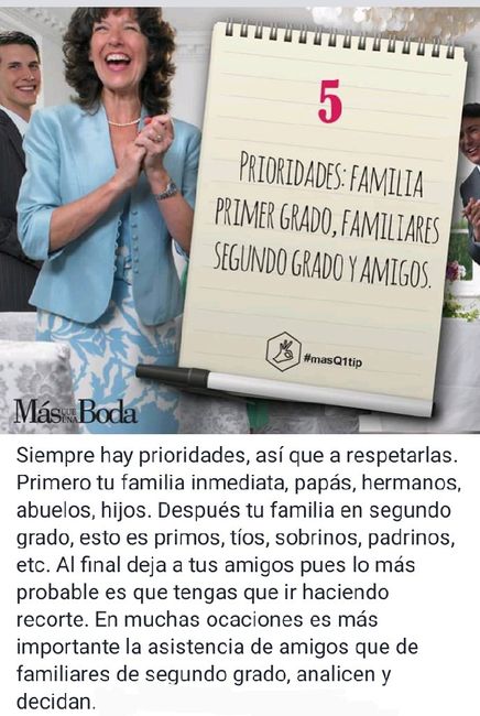 10 pasos para hacer la lista de invitados 5