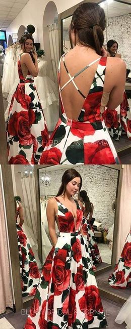 Vestidos con flores para invitadas 6