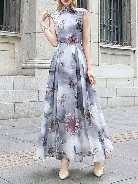 Vestidos con flores para invitadas 11