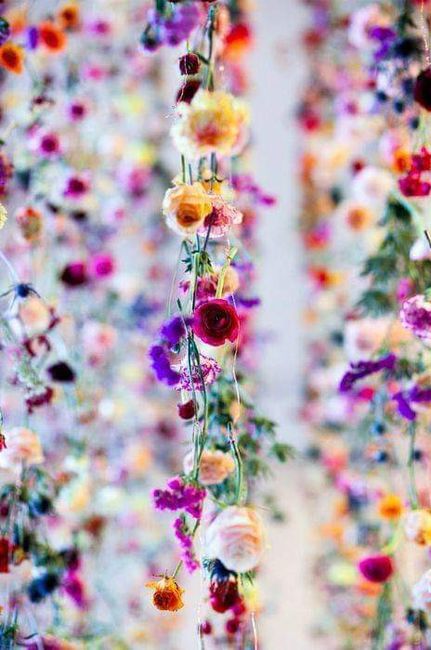 Decora con cortinas de flores 3