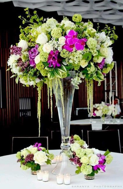 Más ideas en centros de mesa🌸🌺 1