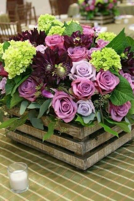 Más ideas en centros de mesa🌸🌺 2