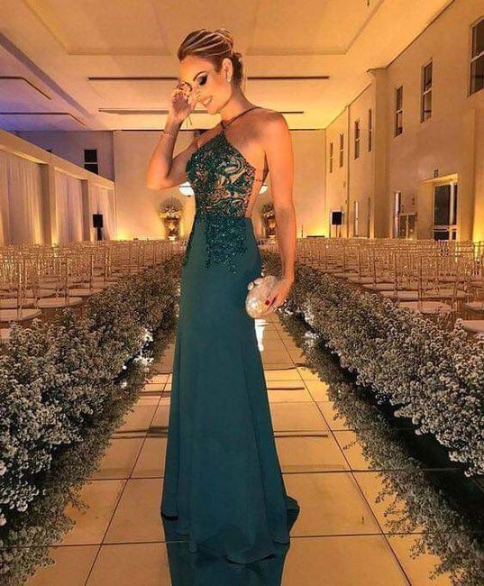 Vestidos en verde para invitadas 1