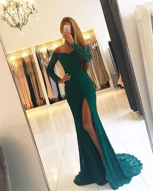 Vestidos en verde para invitadas 9