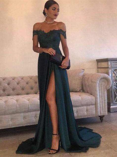Vestidos en verde para invitadas 10