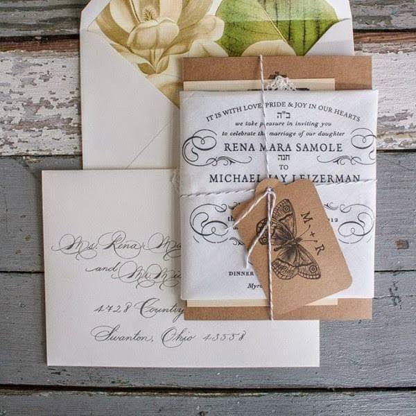 Invitaciones sencillas 14