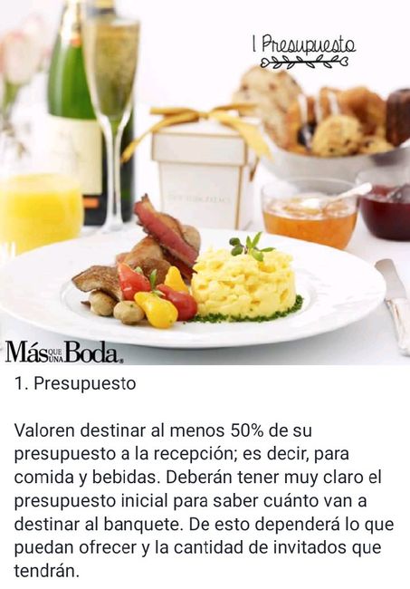 No te compliques en armar el menú de tu boda 2