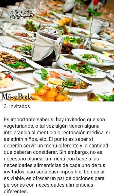 No te compliques en armar el menú de tu boda 4
