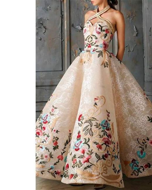 Vestidos con toques florales 🏵️🌺🌸 2