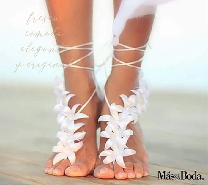 Zapatos cómodos para boda en playa 2