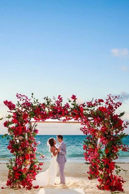 Boda en playa,bellas ideas🌴 7