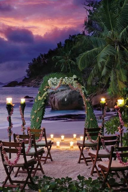 Boda en playa,bellas ideas🌴 8