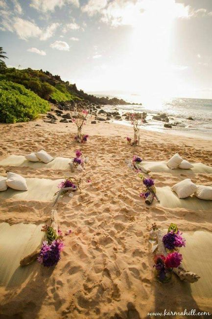 Boda en playa,bellas ideas🌴 9