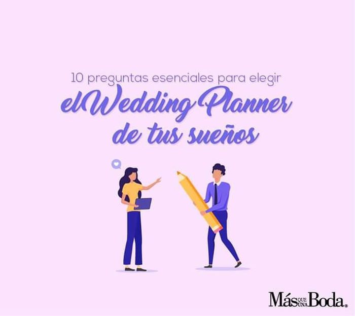 Antes de contratar a un wedding planner 1