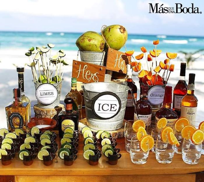 Barra de bebidas o estaciones 7