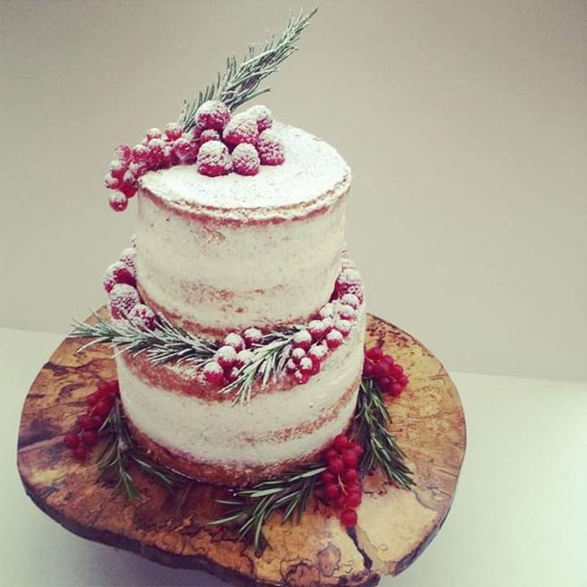 Pasteles y más pasteles para boda en invierno 🍰🎅⛄❄️🎄 3