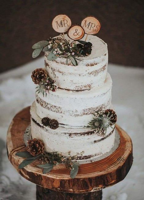 Pasteles y más pasteles para boda en invierno 🍰🎅⛄❄️🎄 10