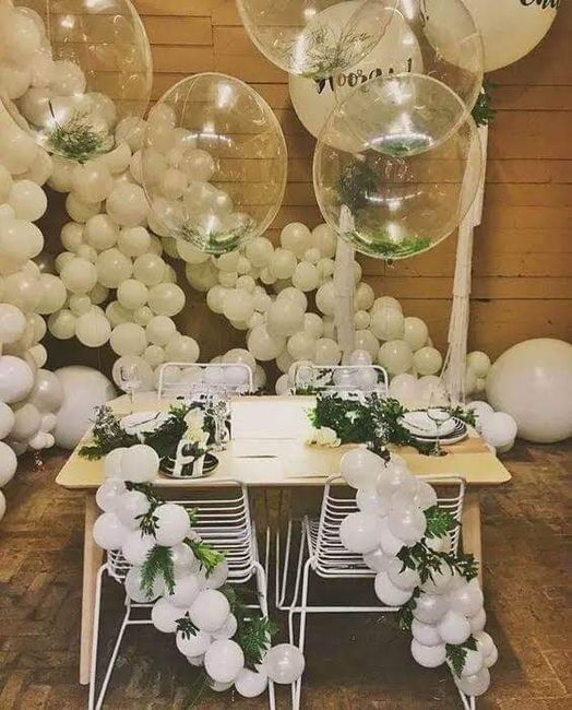 Luces y globos en tu boda 6