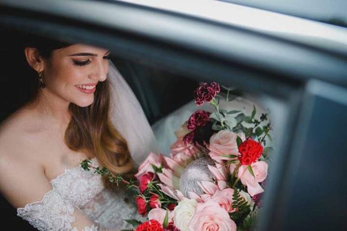 Fotografías de novias en el auto de bodas 4