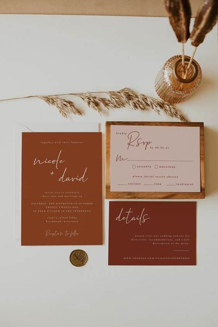 Otoño: invitaciones 🍁 2