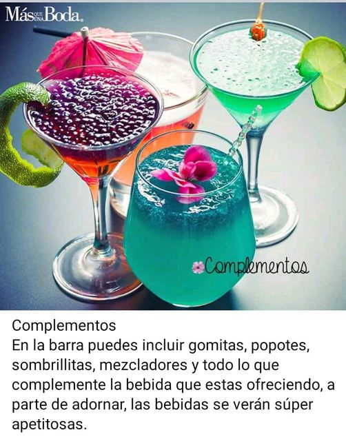 Presenta tus bebidas con buen gusto 4