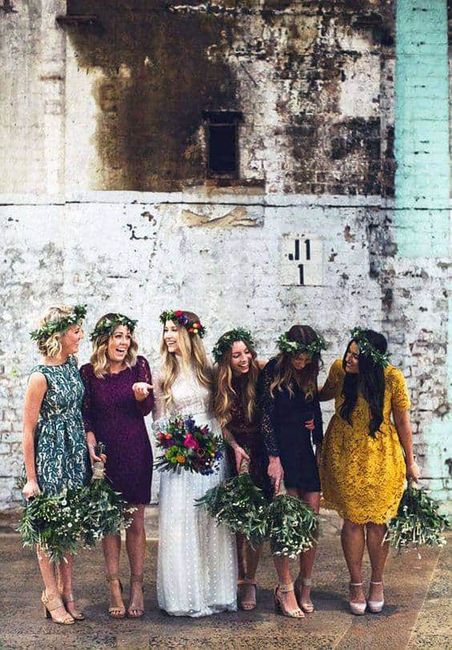 Verano: vestidos cortos para damas de honor 2