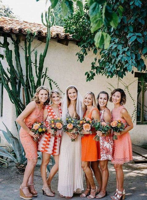 Verano: vestidos cortos para damas de honor 4