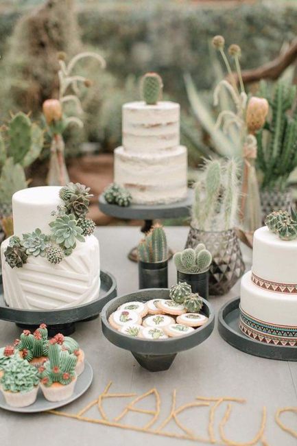 Cactus en tu pastel 6