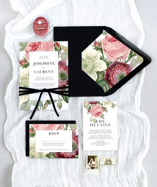 Invitaciones con flores 2