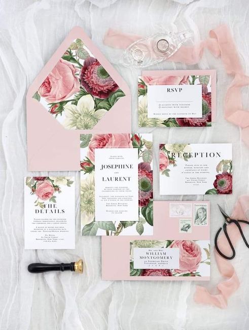 Invitaciones con flores 3