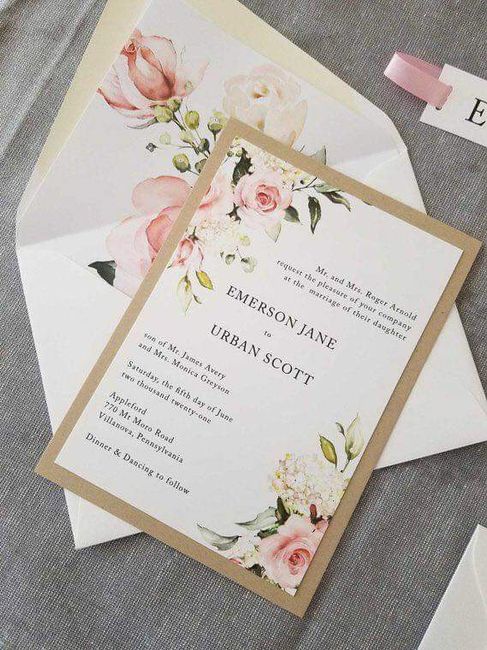 Invitaciones con flores 10