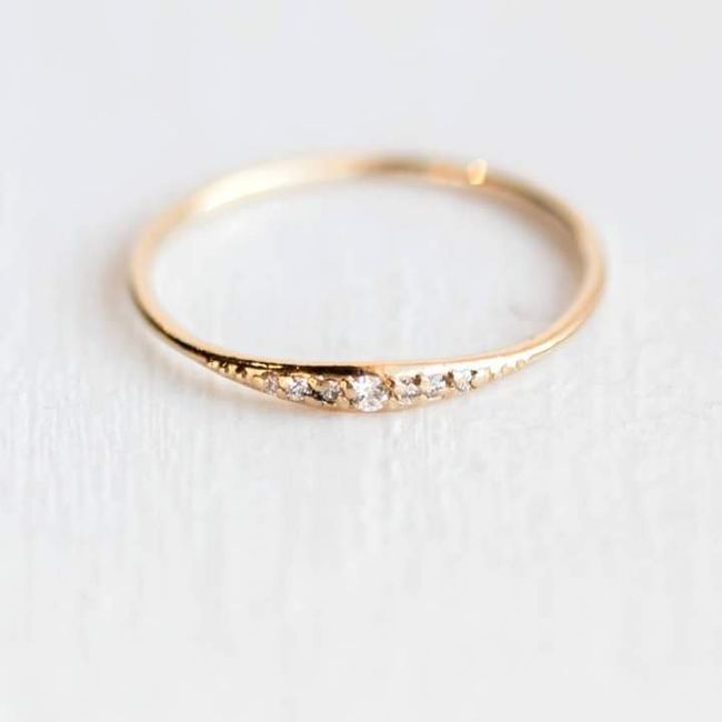 Anillos de compromiso lindos y delicados 💍 5