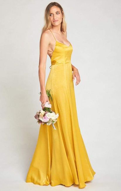 Vestidos en amarillo para invitadas 3