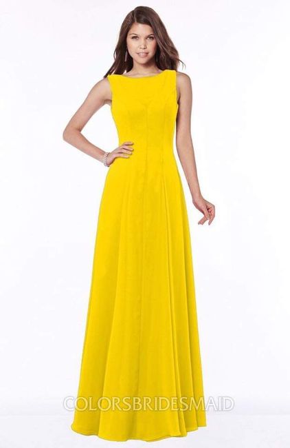 Vestidos en amarillo para invitadas 5