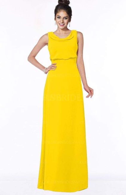 Vestidos en amarillo para invitadas 9