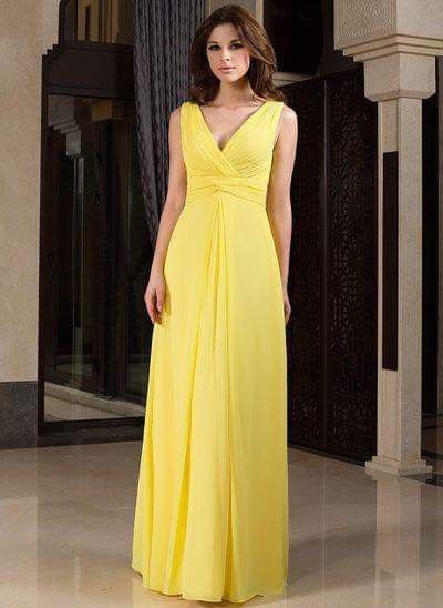 Vestidos en amarillo para invitadas 12