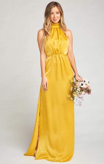 Vestidos en amarillo para invitadas 14