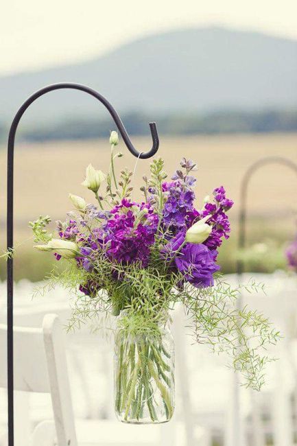 Caminos al altar con mason jars - 8