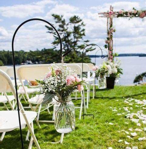 Caminos al altar con mason jars - 13