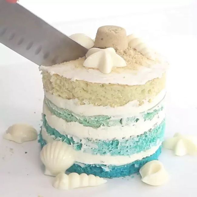 Temática playa: pasteles 🍰 3