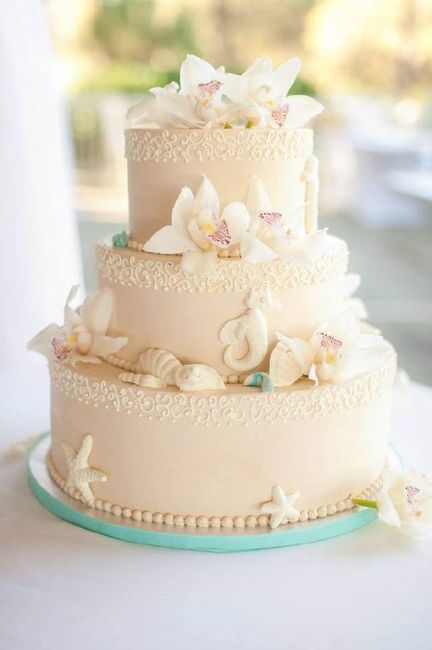 Temática playa: pasteles 🍰 4